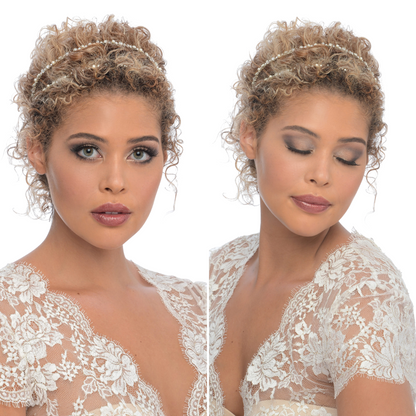 Pewter with Wine Bridal Makeup Collection