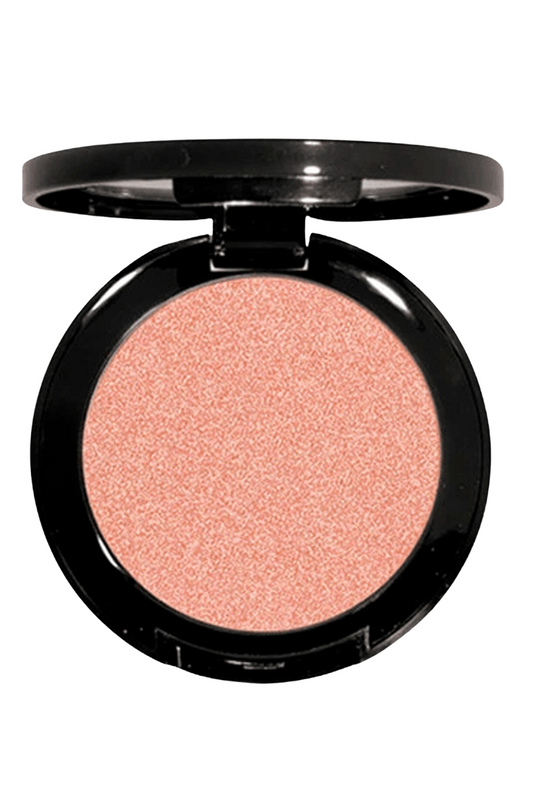 Sparkling Powder Blush- a perfect peachy pink with shuttle shimmer
